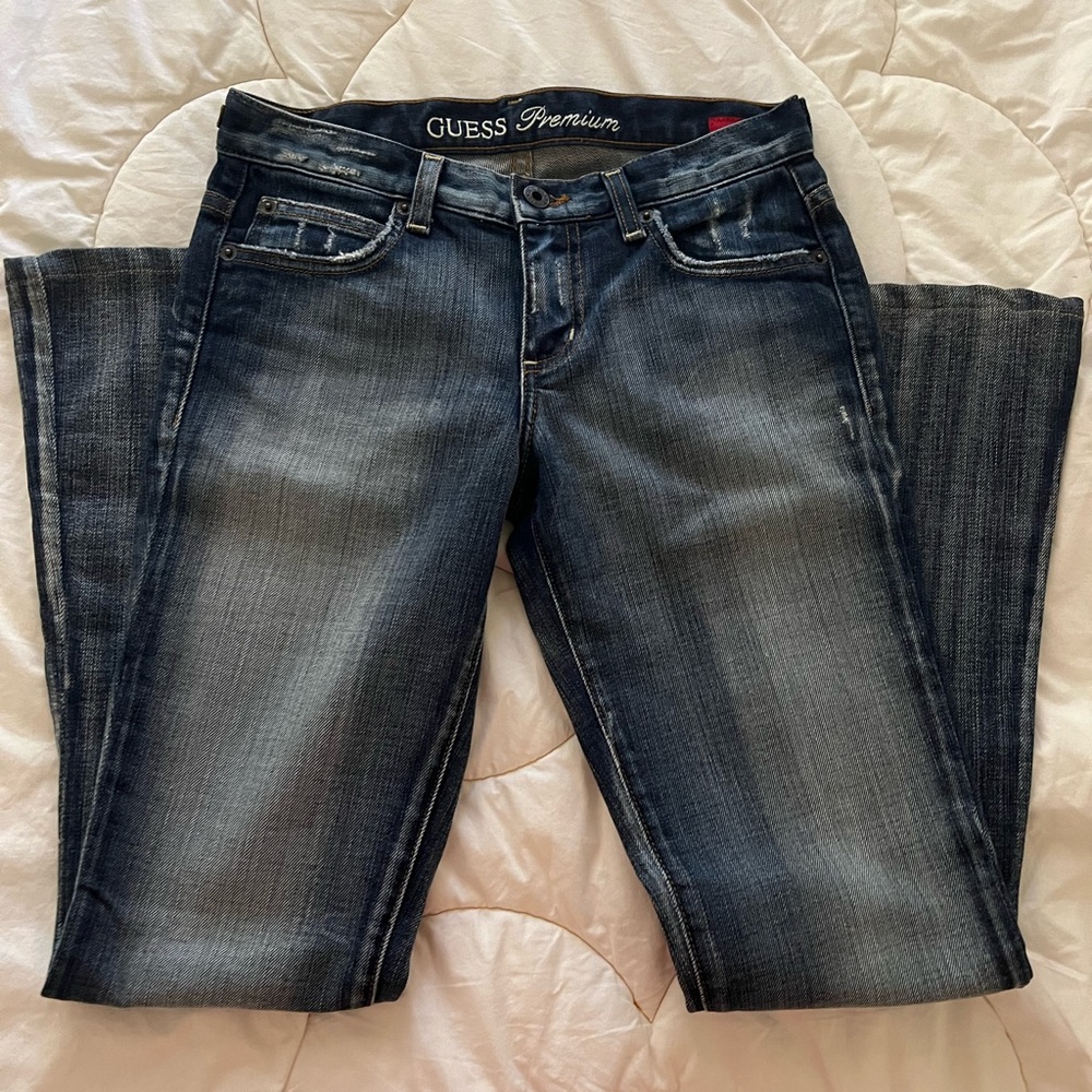 Guess Premium ‘Flirt’ Flare Stretch Denim Jeans